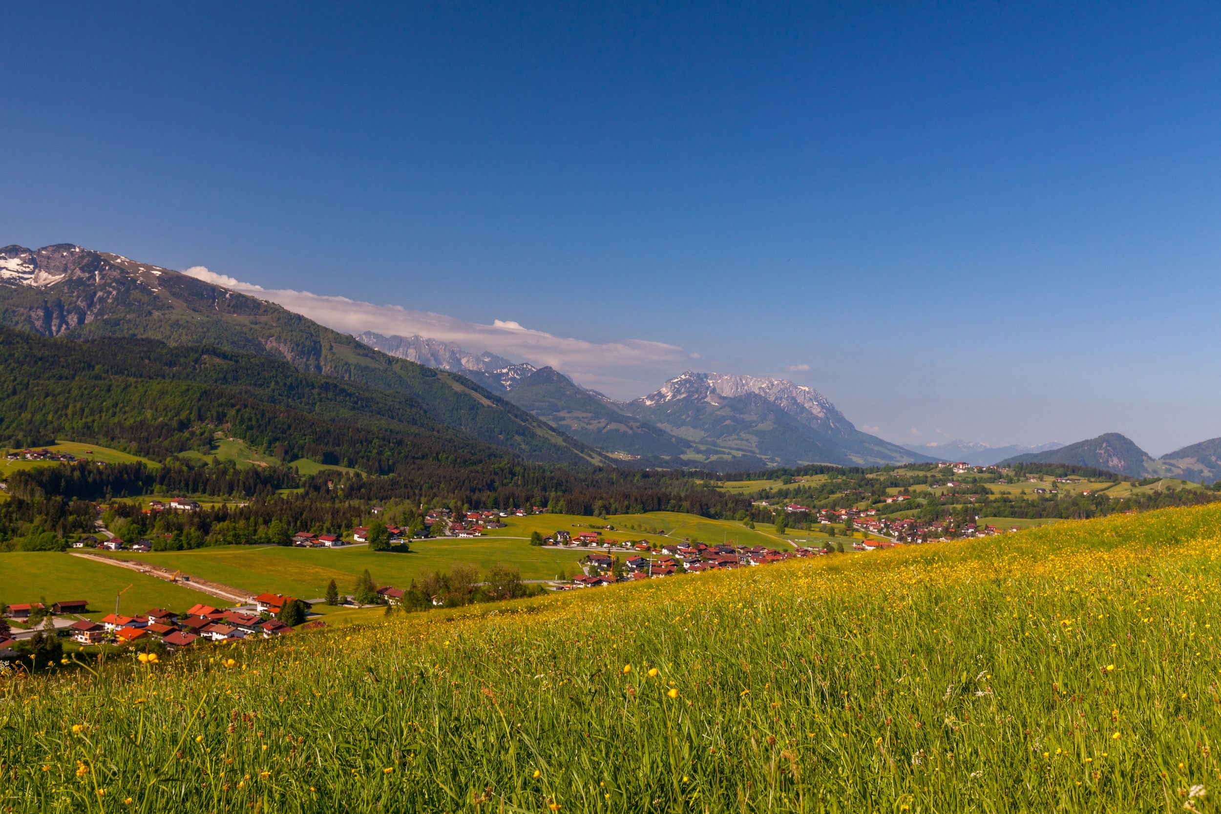 Ortsansicht Frühlingssonne