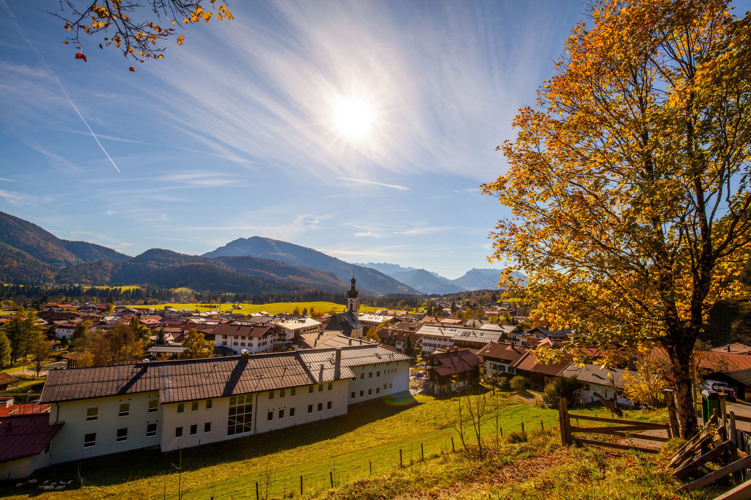 Reit im Winkl in der Herbstsonne