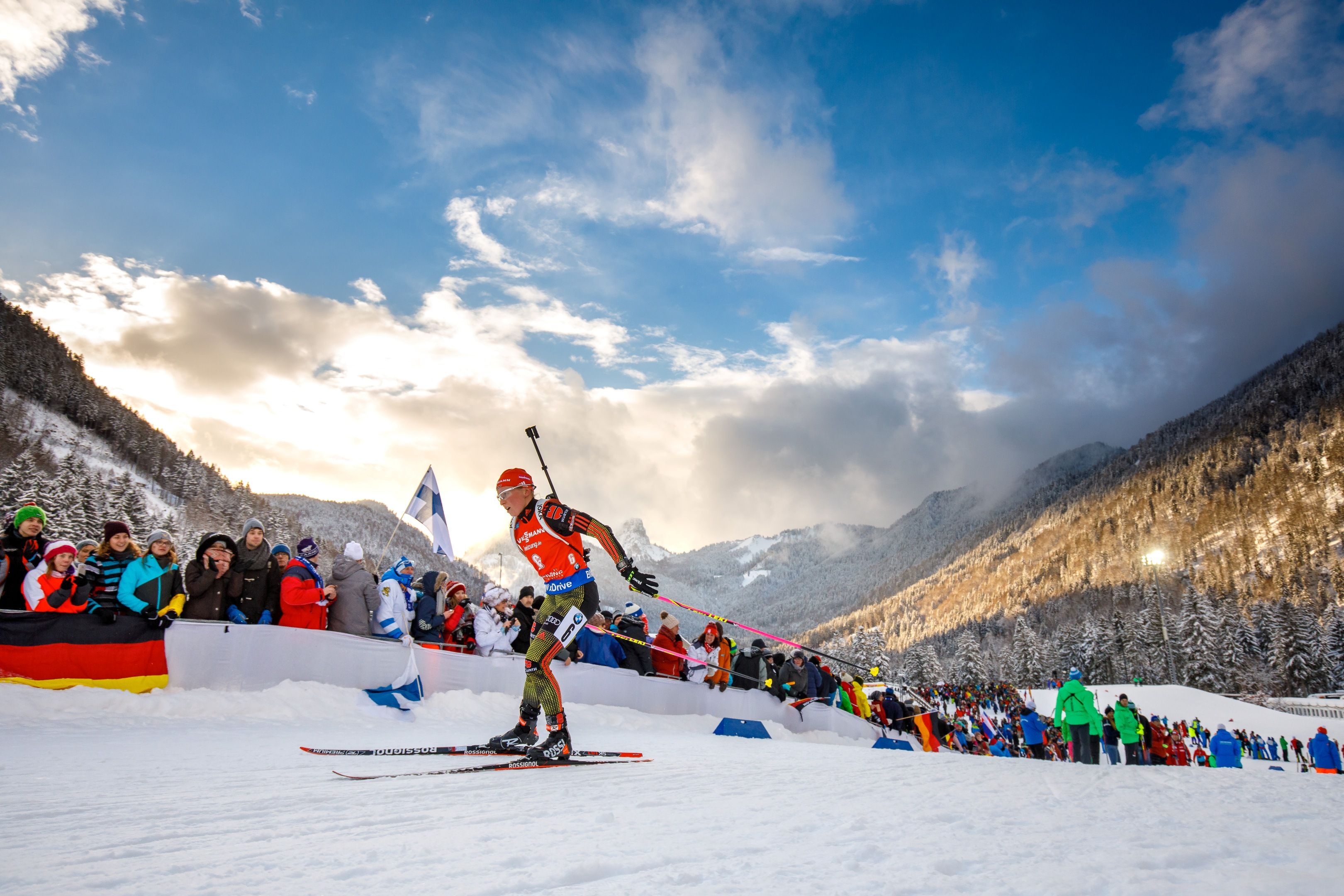 Biathlon Weltcup in Ruhpolding Bayerische Alpen